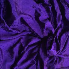Purple crushed velvet sofa fabric. Crushed Velvet Fabric Purple Premium Velour 150cm