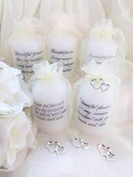 Wedding Favours Personalised Candles With Silver Or Gold Etsy Personalized Candles Candle Wedding Favors Diy Wedding Favors