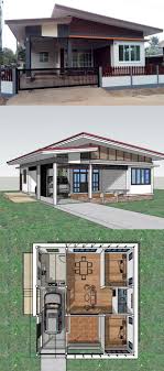 So why should you consider buying a house plan online? Modern Single Storey House With Two Bedrooms Ulric Home Modern House Design Small House Design Philippines Small House Design Exterior