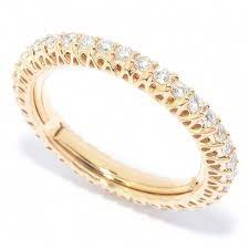 Sonia Bitton Galerie De Bijoux 14k Gold Diamond Ever Fit Eternity Band Ring Evine Diamondbandring Eternity Band Ring Eternity Bands Diamond Rings Bands