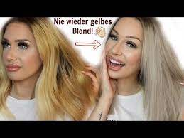 anti gelbstich ice blonde haare mayare youtube gelbe blonde haare gelbstich haare haare abmattieren