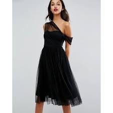 Asos Dobby Mesh One Shoulder Prom Dress 110 Bam Liked On Polyvore Featuring Dresses Black Asos Cocktail Dresses Sheer Prom Dress One Shoulder Prom Dress