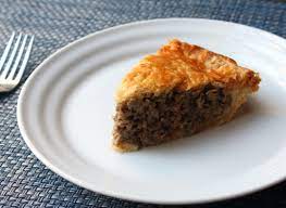 The meats allowed by fsanz to make up at least 25 per cent of a meat pie are beef, kangaroo, buffalo, camel, cattle, deer, goat, hare, pig, poultry, rabbit and sheep. Food Wishes Video Recipes Tourtiere A Meaty Holiday Main Course That S Easy As Pie