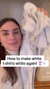 How to Make White T-Shirts White Again!