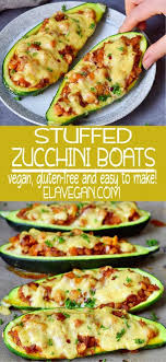 Chickenrecipes Vegan Stuffed Zucchini Boats With Chickpeas Easy Recipe Elave Vegetarian Recipes Healthy Tasty Vegetarian Recipes Whole Food Recipes