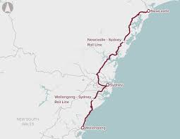 Nsw trainlink interstate map (highlighted in blue) nsw trainlink is a train operator of passenger services outside the metropolitan area of sydney in new south wales. Newcastle Sydney And Wollongong Sydney Rail Line Upgrades Infrastructure Australia