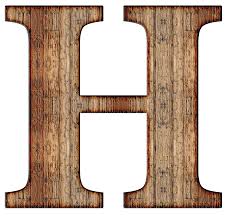 Wooden Capital Letter H Transparent Png Stickpng
