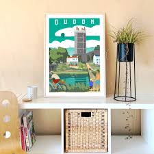 Poster Oudon Poster Tour D Oudon Poster City France Illustration Landscape Loire Atlantic Poster Pittoresco Drawing The Loire In 2020 Poster City Illustration Theme