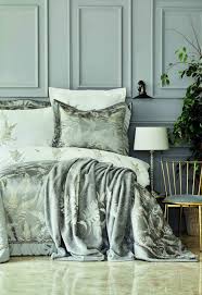 Karaca Home Fronda Gri Cift Kisilik Yatak Ortusu Seti