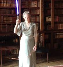 Don T Think About It Upvote Maggie Smith Holding A Lightsaber Star Wars Know Your Meme
