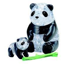 3d crystal puzzle snoopy with woodstock games puzzles. Panda And Baby 3d Crystal Puzzles