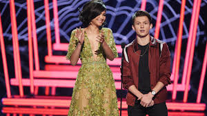 The first sighting came on holland's. Mtv Movie And Tv Awards 2017 Tom Holland And Zendaya Debut Spider Man Homecoming Teaser Teen Vogue
