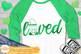 Download Patrick S Day Gnome Svg Lucky And Loved Svg Clover Didiko Designs