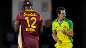 Australia beat west indies by six wickets after they bowled out the opposition for just 155 in 45.1 overs. Wi Vs Aus 1st Odi Red Hot Mitchell Starc Blows West Indies Away In Australia S 133 Run Victory Sports News