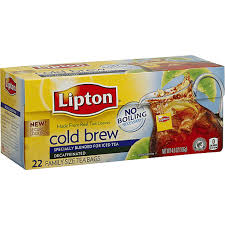Now it tastes nothing like before. Lipton Cold Brew Decaffeinated Family Size Iced Tea Bags 22 Ct Box Black Frick S Market