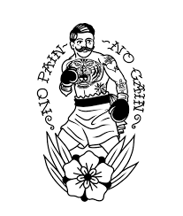 Black American Traditional Tattoo Flash 