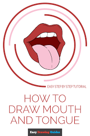 Here' a step by step guide on how to draw lips. How To Draw A Mouth And Tongue Really Easy Drawing Tutorial