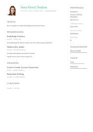 In vacatureteksten kom je soms naast cv ook het woord resumé tegen. Cv Voorbeeld Student 2020 Gratis Downloaden In Word Pdf