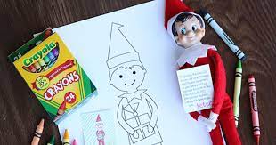 Elf On Shelf Coloring Pages Elf On The Shelf Coloring Pages For Kids And Elves