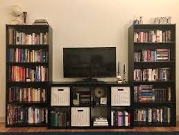 See more ideas about home decor, home, bookshelves. I Live In A Small Apartment So My Living Room Is Also My Library Bookshelf