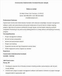 Answers and transfers phone calls, screening when necessary. Construction Administrative Assistant Resume Unique Best Administrative Resume 17 Free Word Pdf Docum Job Resume Samples Administrative Assistant Resume Resume