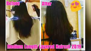 Medium Length Layered Haircut 2019 Layered Haircut Jawed Habib Youtube