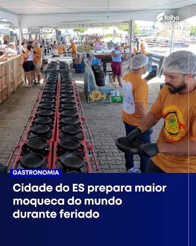 🍲 Conceição da Barra recebe, entre os dias 3 e 7 de junho, a 8ª edição do  Festival da Maior Moqueca do Mundo. O evento acontece no tradicional cais  do município e
