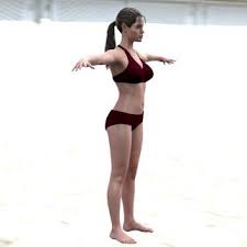 3d Model Angelina Jolie Body 3d Model Careca