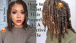 Looking for a new style of twists to try? How To Twist Natural Hair Properly As A Protective Style No Added Hair Needed Updated Youtube