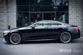 Mercedes S Class Coupe With 22in Lexani Lf722 Wheels Exclusively From Butler Tires And Wheels In Atlanta Ga Mercedes S Class Coupe Mercedes Mercedes S Class