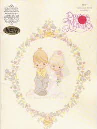 Precious moments in miniature volume 1. Precious Moments Wedding Cross Stitch Designs Booklet Pm 9 Etsy Wedding Cross Stitch Cross Stitch Precious Moments Wedding