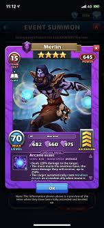 Mana speed · very slow: Pin By Solveig Oskarsdottir On Empires Puzzles Empire Card Games Merlin
