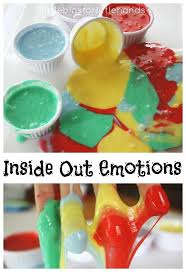 Inside Out Exploring Emotions Activity With Sensory Play Emotions Activities Emotions Preschool Activities Feelings Activities
