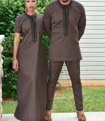Matching African Kaftan For Couple Brown African Couple Wedding Outfits Africa Blooms Moreover, with bellanaijaweddings glamourizing african weddings and wedding dresses and styles, african designers are constantly creating new pieces for brides. matching african kaftan for couple brown african couple wedding outfits