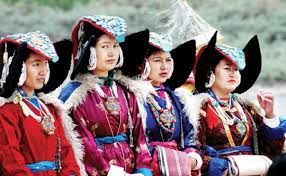 Anasagasti dress off white $395 sale price $277. Traditional Costumes Of Leh Ladakh For Men And Women