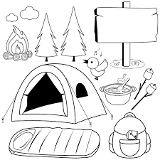 Amongst numerous benefits, it will teach campers to focus, develop motor skills, and help recognize colors. Camping Coloring Pages For Families Fun Free Printable Coloring Pages Of Camping The Great Outdoors Printables 30seconds Mom