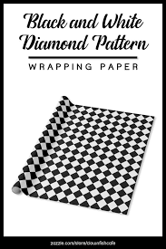 Black And White Diamond Pattern Black And White Diamonds Checkerboard Pattern Wrapping Paper Zazzle Com In 2020 Checkerboard Pattern Wrapping Paper Diamond White