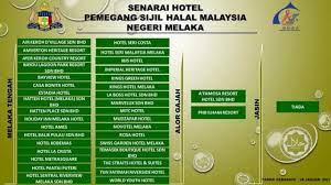 Melaka (klik nama untuk whatsapp, klik lokasi untuk google map). Jaim Keluar Senarai Hotel Di Melaka Ada Sijil Halal Malaysia Berita Parti Islam Se Malaysia Pas