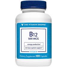 It is one of eight b vitamins. Vitamin B12 Supplements B12 500 Mcg 100 Capsulesl The Vitamin Shoppe