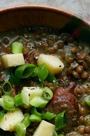 Lentil Soup With Smoked Sausage And Apples Recipe Recipe Recipes Smoked Sausage Lentils