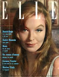 marina vlady elle france 3 nov 1961 magazine cover elle magazine cover elle magazine