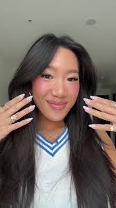 Cherry Nails Hailey Bieber