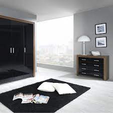 Black Gloss Bedroom Furniture Http Www Worldstores Co Uk P Milano 20walnut 20and 20black 20gloss 203 20pl Bedroom Design Small Bedroom Small Bedroom Designs
