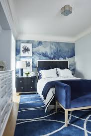 Bluish gray walls just like shown in this picture provide a modern alternative to traditional neutral colors like white. 60 Stylish Blue Walls Ideas For Blue Painted Accent Walls