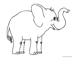 Shown above is a majestic looking elephant with long tusks. Free Printable Elephant Coloring Pages For Kids