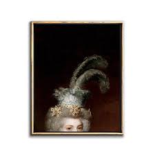 Altered Art Portrait Painting Downloadable Prints Quirky Art Print Printable Artwork Antique Oil Painting Woman Portrait Art Printable In 2020 Quirky Art Portrait Painting Art