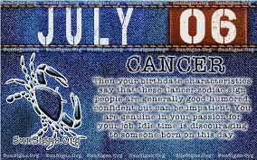 Zodiac signs and astrology signs meanings and characteristics. July 6 Zodiac Horoscope Birthday Personality Sunsigns Org