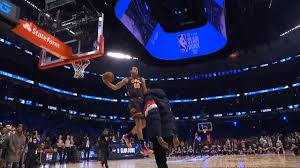 Four years after he was robbed as slam dunk champion, aaron gordon displays unbelievable dunks as he leaps over the nba's tallest player, then he somehow achieved the impossible. Aaron Gordon 2nd Dunk Final Round 2020 Nba Slam Dunk Contest Youtube