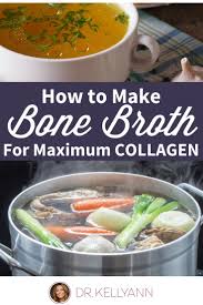Make Your Bone Broth Recipe To Get The Right Amount Of Collagen For Gut Health Skin Hair And Nails Bone Broth Recipe Chicken Bone Broth Recipe Broth Recipes
