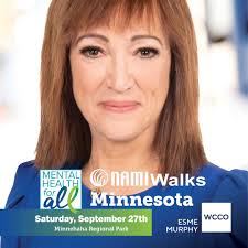 We're excited to announce that Esme Murphy, reporter and Sunday morning  anchor for WCCO & CBS News Minnesota will be joining us as Master of  Ceremonies during the NAMIWalks Minnesota program! Esme